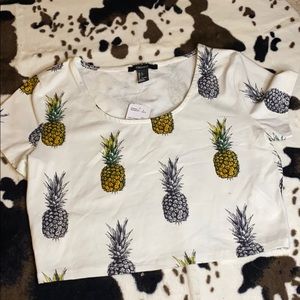 Pineapple crop top